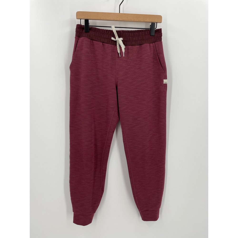 Vuori Lux Rib Performance Jogger Desert Rose‎ Heather XS Drawstring Pants